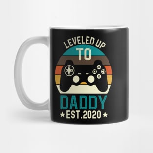 Leveled Up to Daddy Est 2020 Mug